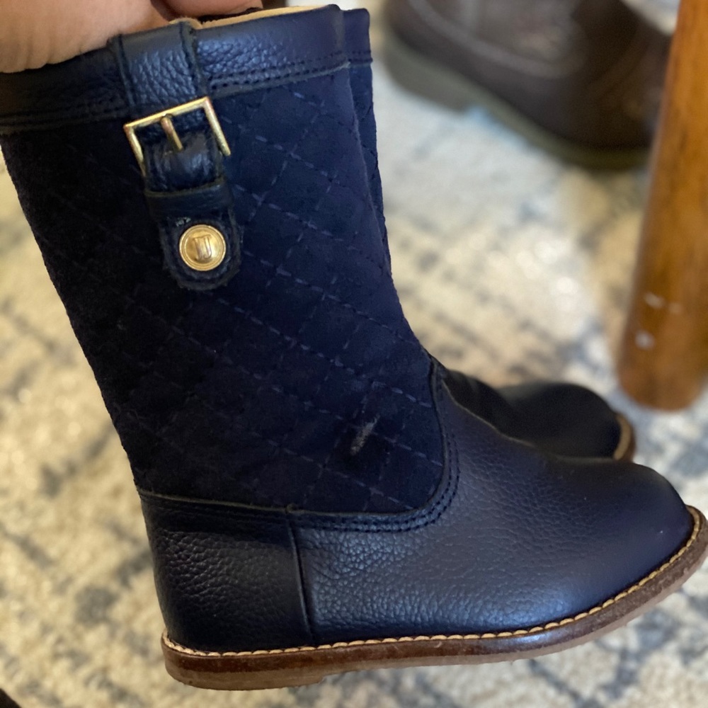 Janie and Jack leather and suede riding boots
